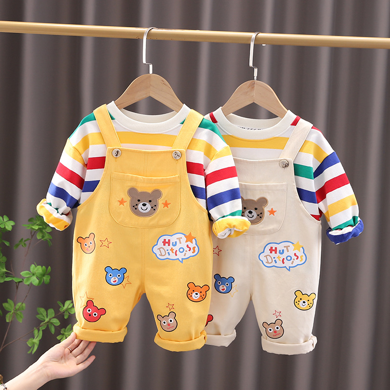 Boys Top Overalls Suit
